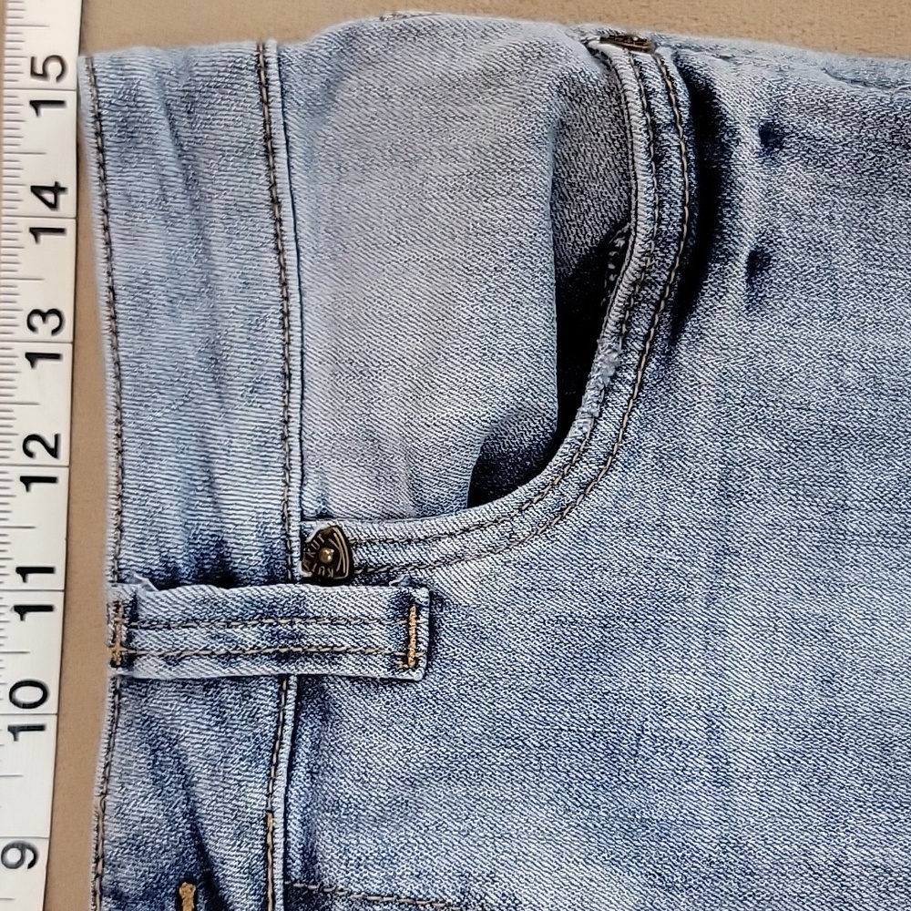 Kut from the Kloth Distressed BARDOT Crop Skinny Boyfriend Jeans Size 4 EUC - Picture 10 of 16